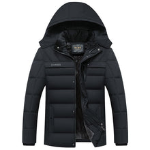 Load image into Gallery viewer, drop shipping Winter Jacket Men -20 Degree Thicken Warm Parkas Hooded Coat Fleece Man&#39;s Jackets Outwear Jaqueta Masculina LBZ31