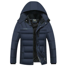 Load image into Gallery viewer, drop shipping Winter Jacket Men -20 Degree Thicken Warm Parkas Hooded Coat Fleece Man&#39;s Jackets Outwear Jaqueta Masculina LBZ31